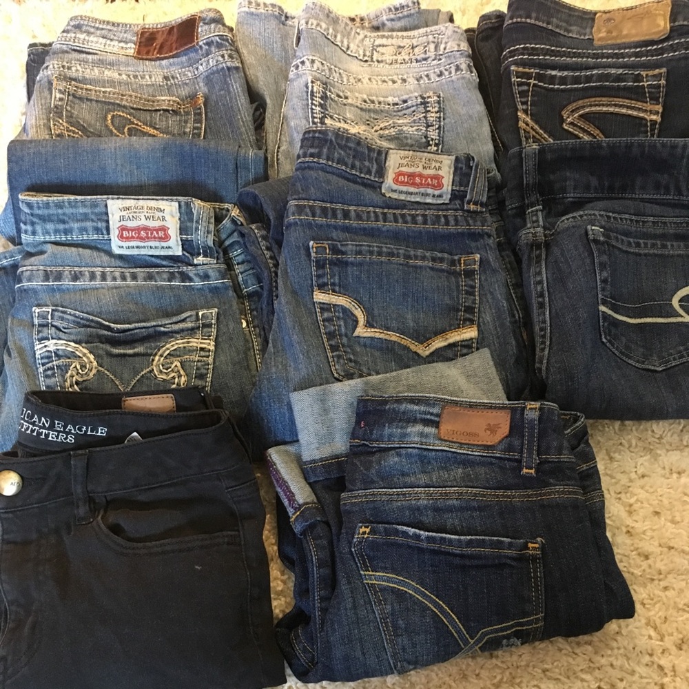 Name Brand Jean LOT -8- Pair